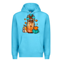 Ocean Blue thanksgiving coffee Premium Hoodie - JahusDesignShop