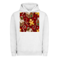 Pigment Lunar Rock christmas gingerbread cookie house seamless pattern Urban Hoodie - BundleAndBundleShop