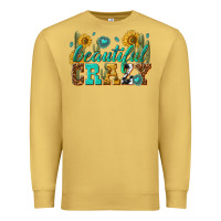 Antique Gold beautiful crazy Premium Sweatshirt - texasbilliewilder