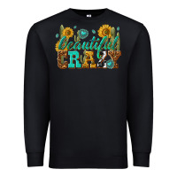 Black beautiful crazy Premium Sweatshirt - texasbilliewilder