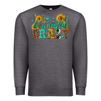 Charcoal Heather beautiful crazy Premium Sweatshirt - texasbilliewilder
