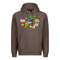 Coffee dominican republic coffee cups Premium Hoodie - AdoDesignShop