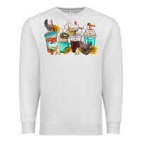 Oatmeal Heather chicken coffee cups Premium Sweatshirt - texasbilliewilder