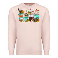Chicken Coffee Cups Premium Sweatshirt | Teevron