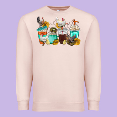 Premium Sweatshirt chicken coffee cups