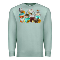 Seafoam chicken coffee cups Premium Sweatshirt - texasbilliewilder