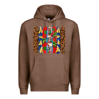 Chestnut dominican republic brushstrokes Premium Hoodie - AdoDesignShop