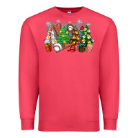 Cardinal christmas trees with baseball Premium Sweatshirt - Zillion Design Studio