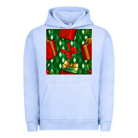 Pigment Grape Ice christmas surprise gift box seamless pattern Urban Hoodie - BundleAndBundleShop