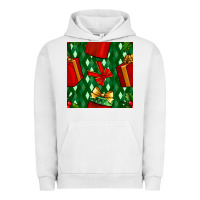 Pigment Lunar Rock christmas surprise gift box seamless pattern Urban Hoodie - BundleAndBundleShop