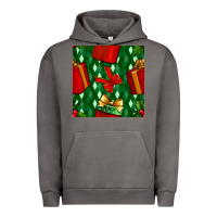 Pigment Tornado christmas surprise gift box seamless pattern Urban Hoodie - BundleAndBundleShop
