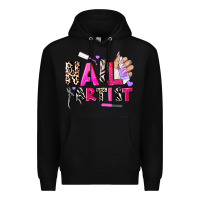 Black nail artist Premium Hoodie - AdoDesignShop