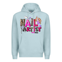 Blue Mist nail artist Premium Hoodie - AdoDesignShop