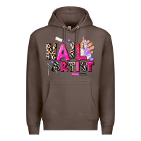 Coffee nail artist Premium Hoodie - AdoDesignShop