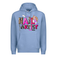 Colony Blue nail artist Premium Hoodie - AdoDesignShop