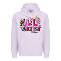 Lilac nail artist Premium Hoodie - AdoDesignShop
