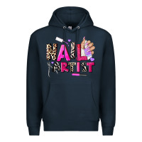 Navy nail artist Premium Hoodie - AdoDesignShop