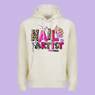 Nail Artist Premium Hoodie Designed By Adodesignshop