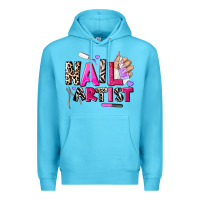 Ocean Blue nail artist Premium Hoodie - AdoDesignShop
