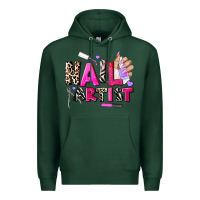 Sports Green nail artist Premium Hoodie - AdoDesignShop