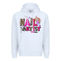 White nail artist Premium Hoodie - AdoDesignShop