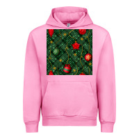 Christmas Ornaments Seamless  Pattern Urban Hoodie | Teevron