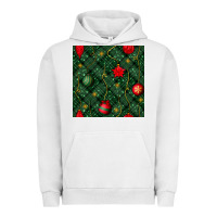 Pigment Lunar Rock christmas ornaments seamless  pattern Urban Hoodie - BundleAndBundleShop