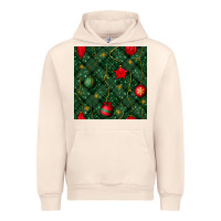 Sandshell christmas ornaments seamless  pattern Urban Hoodie - BundleAndBundleShop