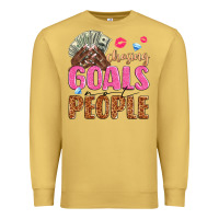 Antique Gold chasing goals not people Premium Sweatshirt - texasbilliewilder
