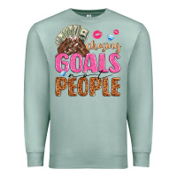 Seafoam chasing goals not people Premium Sweatshirt - texasbilliewilder