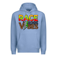 Colony Blue race vibes Premium Hoodie - AdoDesignShop