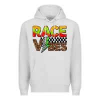 Dove Grey race vibes Premium Hoodie - AdoDesignShop