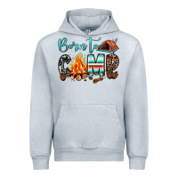 Heather Grey born to camp Urban Hoodie - JahusDesignShop