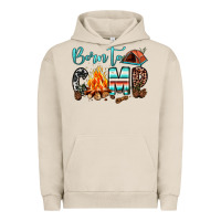Pigment French Oak born to camp Urban Hoodie - JahusDesignShop