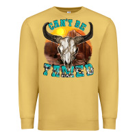 Antique Gold cant be tamed Premium Sweatshirt - texasbilliewilder