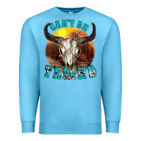 Ocean Blue cant be tamed Premium Sweatshirt - texasbilliewilder