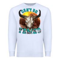 White cant be tamed Premium Sweatshirt - texasbilliewilder