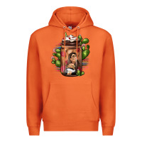 Carrot mexican coffee cup cactus Premium Hoodie - JahusDesignShop