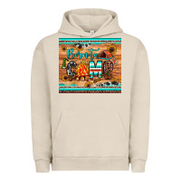 Pigment French Oak born to camp Urban Hoodie - JahusDesignShop