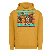 Pigment Peanut Butter born to camp Urban Hoodie - JahusDesignShop