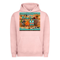 Pigment Salmon born to camp Urban Hoodie - JahusDesignShop