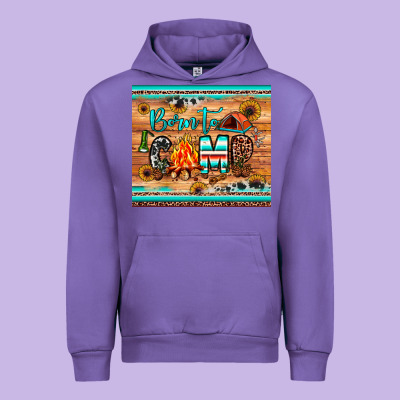 Born To Camp Urban Hoodie Designed By Jahusdesignshop
