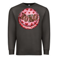Smoke Western valentine's day xoxo round earrings Premium Sweatshirt - RanaPortraitStore