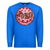 True Royal Western valentine's day xoxo round earrings Premium Sweatshirt - RanaPortraitStore
