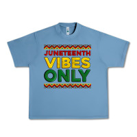 Pebble Blue juneteenth vibes only Urban Heavy Tee - Artiststas