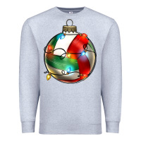 Heather Grey christmas  volleyball Premium Sweatshirt - Zillion Design Studio