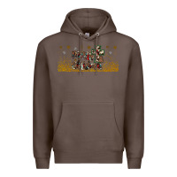 Coffee merry christmas cross Premium Hoodie - JahusDesignShop