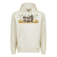 Oatmeal Heather merry christmas cross Premium Hoodie - JahusDesignShop