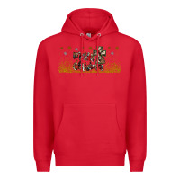 Red merry christmas cross Premium Hoodie - JahusDesignShop