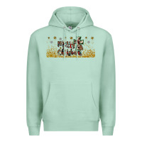 Seafoam merry christmas cross Premium Hoodie - JahusDesignShop